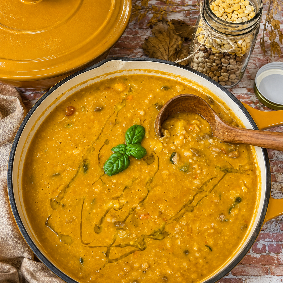 Sardische Minestrone mit Fregula & Hülsenfrüchten