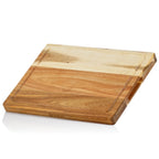 Planche à découper, acacia, 40 x 30 x 3 cm, avec rigole à jus