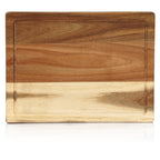 Planche à découper, acacia, 40 x 30 x 3 cm, avec rigole à jus