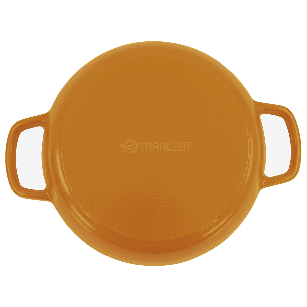 Brottopf Set, 6,4 Liter, Gusseisen, emailliert, inkl. Brotschlinge und Untersetzer