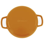 Brottopf Set, 6,4 Liter, Gusseisen, emailliert, inkl. Brotschlinge und Untersetzer