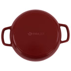 Brottopf Set, 6,4 Liter, Gusseisen, emailliert, inkl. Brotschlinge und Untersetzer