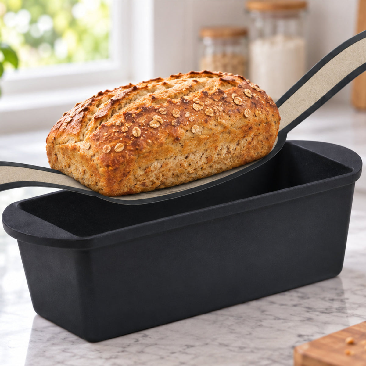 Bread Pot Set, Cast Iron, Pre-Seasoned, Incl. Bread Sling, Banneton, and Accessories