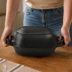 Bread Pot Set, 2.5 Liters, Cast Iron, Enameled, Incl. Bread Sling
