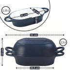 Bread Pot Set, 2.5 Liters, Cast Iron, Enameled, Incl. Bread Sling