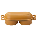 Cocotte à pain, 5 litres, fonte émaillée, avec élingue à pain et deux compartiments de cuisson