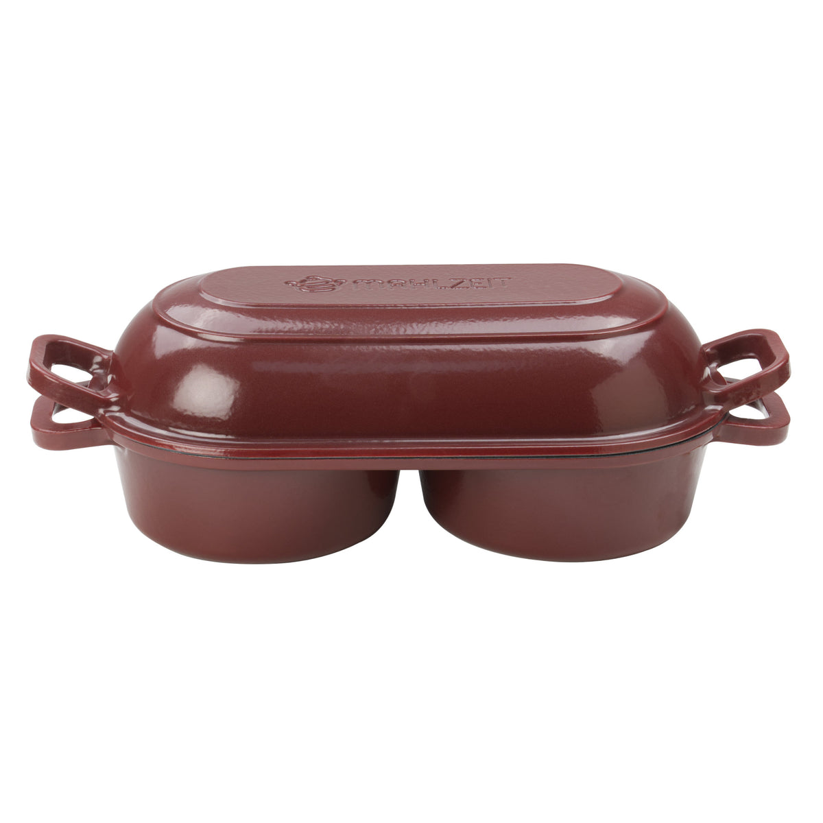 Bread Pot Set, 5 liter, cast iron, enameled, incl. bread sling and two baking chambers