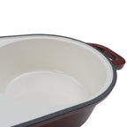 Cocotte à pain, 5 litres, fonte émaillée, avec élingue à pain et deux compartiments de cuisson
