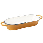 Brottopf Set, 4,5 Liter, Gusseisen, emailliert, inkl. Brotschlinge
