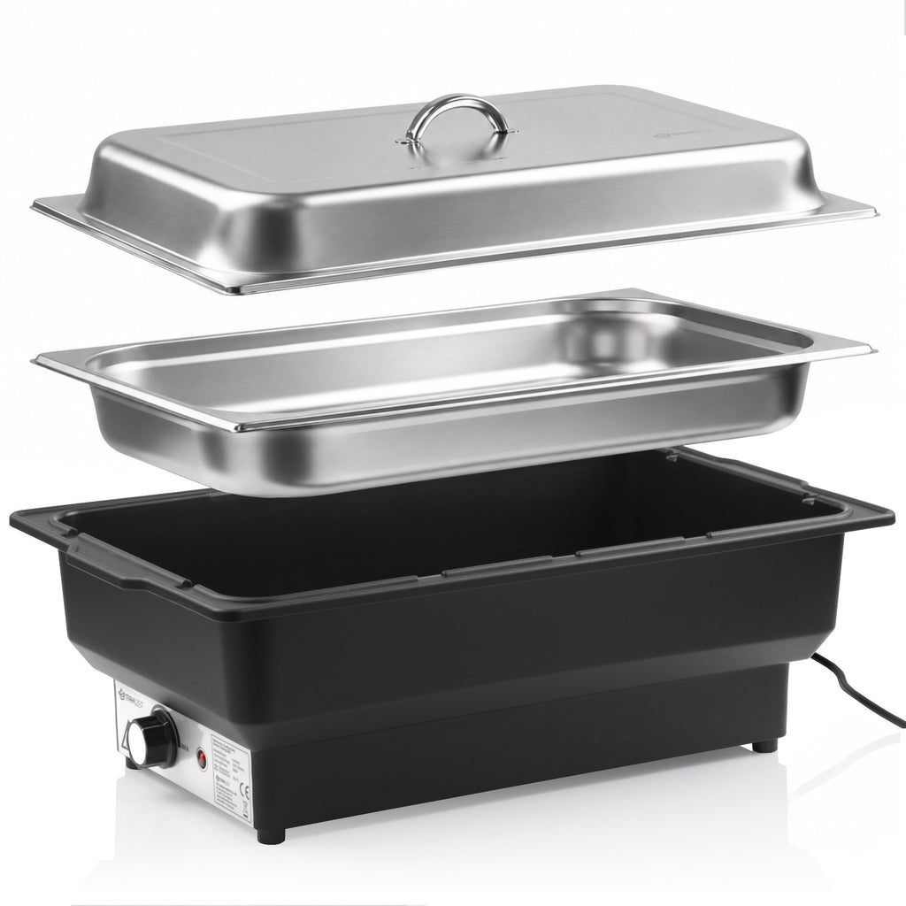 Chafing Dish, stainless steel, 8 litre, with lid