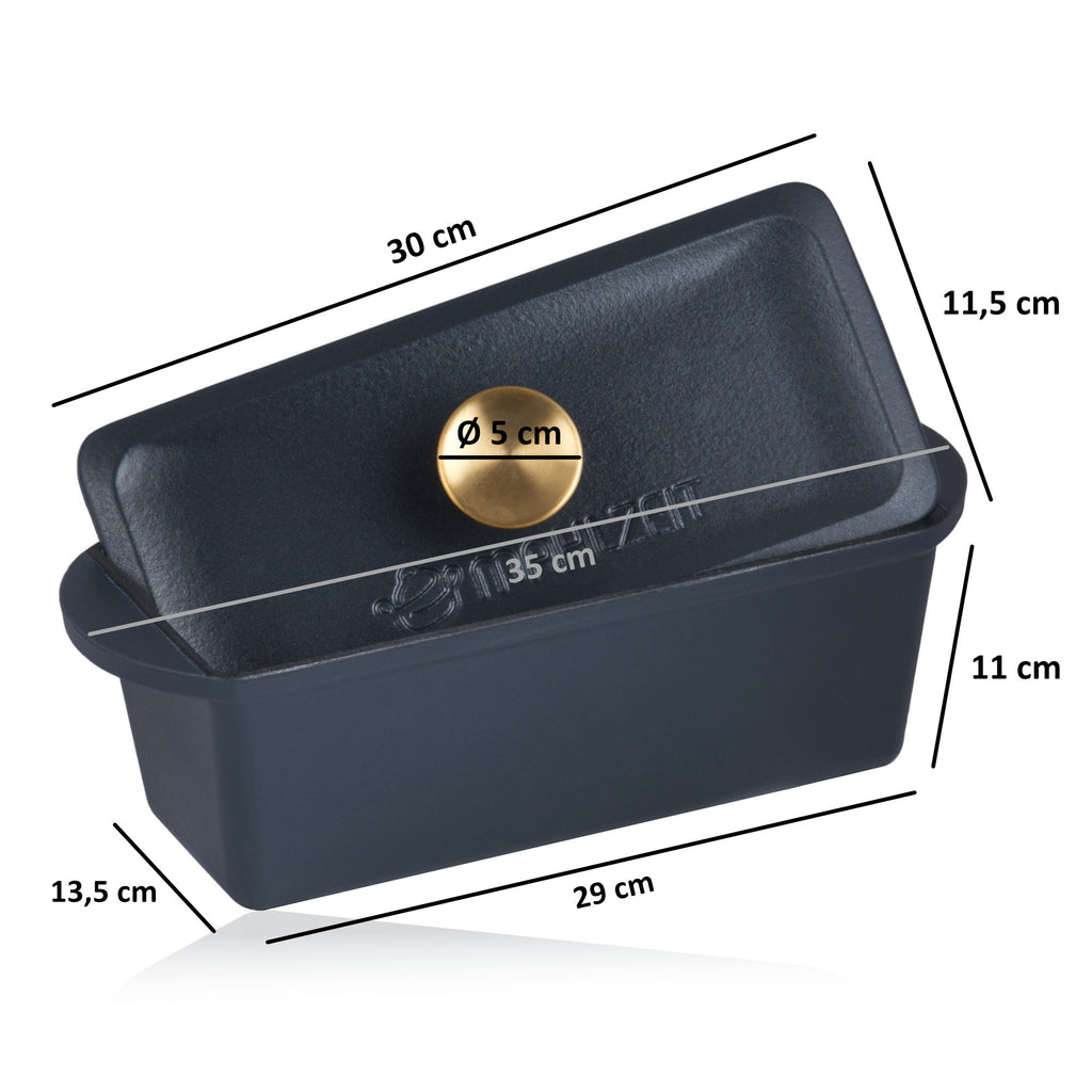 Cocotte, 3 litres, fonte émaillée, couvercle inclus