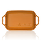 Roaster set, 3-piece, cast iron, enamelled