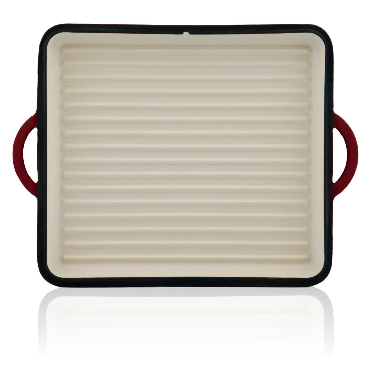 Set de cuisson, 3 pièces, fonte émaillée, couvercle de poêle inclus