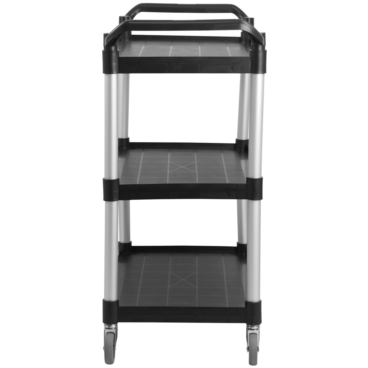 Serving cart, up to 150 kg, with wheels, 3 tiers