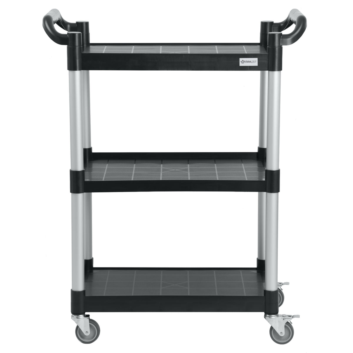 Chariot de service, jusqu'à 150 kg, à roulettes, 3 niveaux