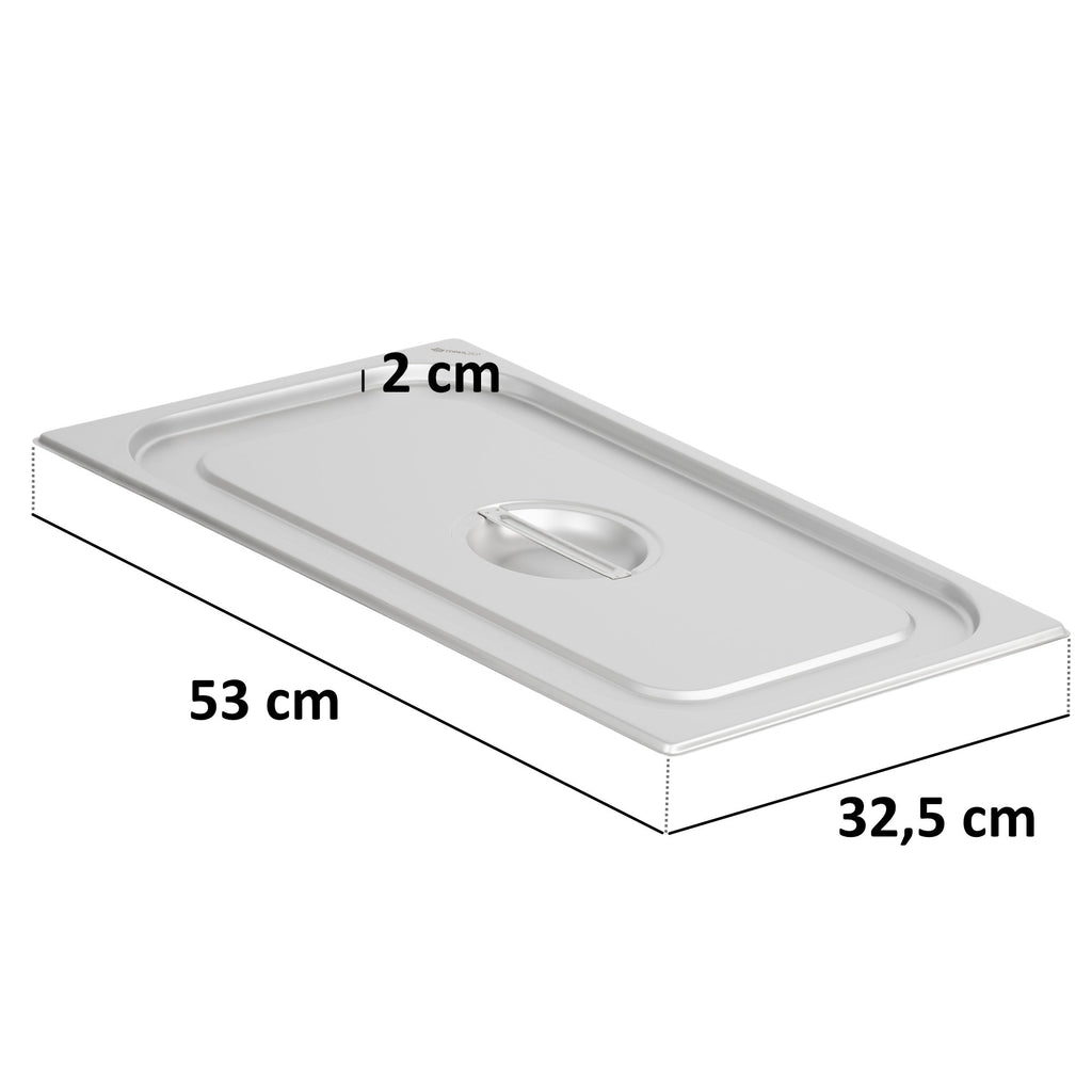 Deckel für GN Behälter, Edelstahl
