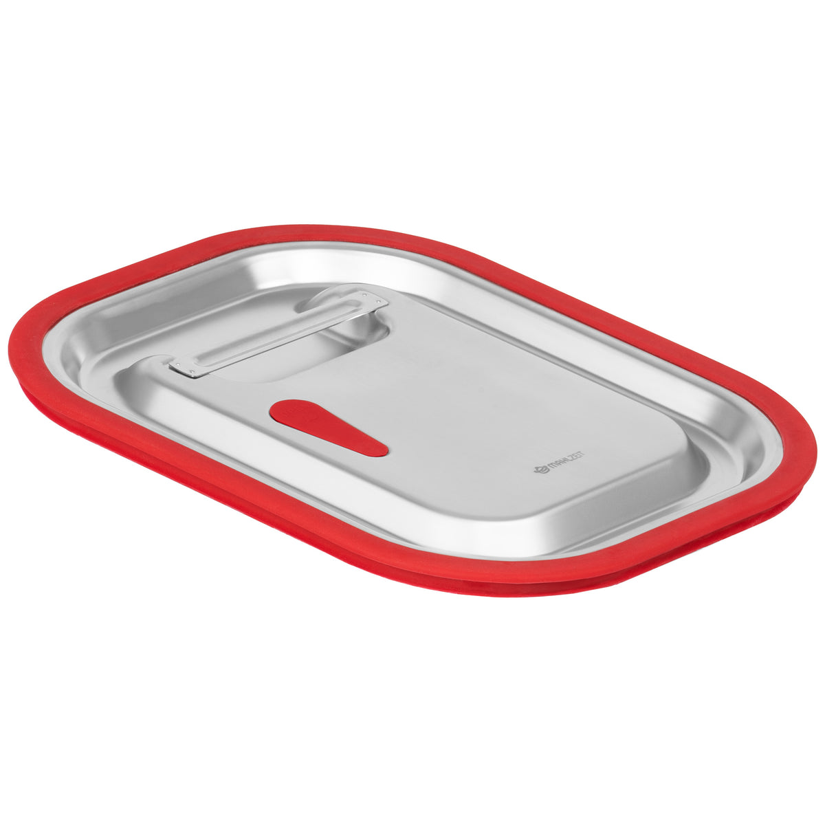 Lid for GN containers, stainless steel, with silicone edge
