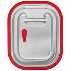 Lid for GN containers, stainless steel, with silicone edge