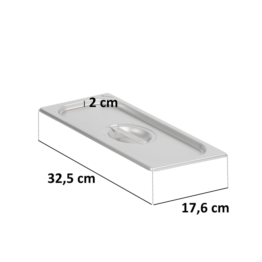 Deckel für GN Behälter, Edelstahl