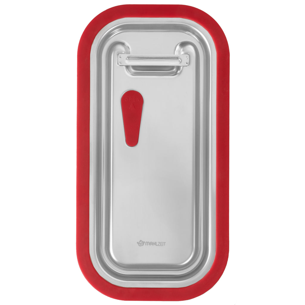 Lid for GN containers, stainless steel, with silicone edge