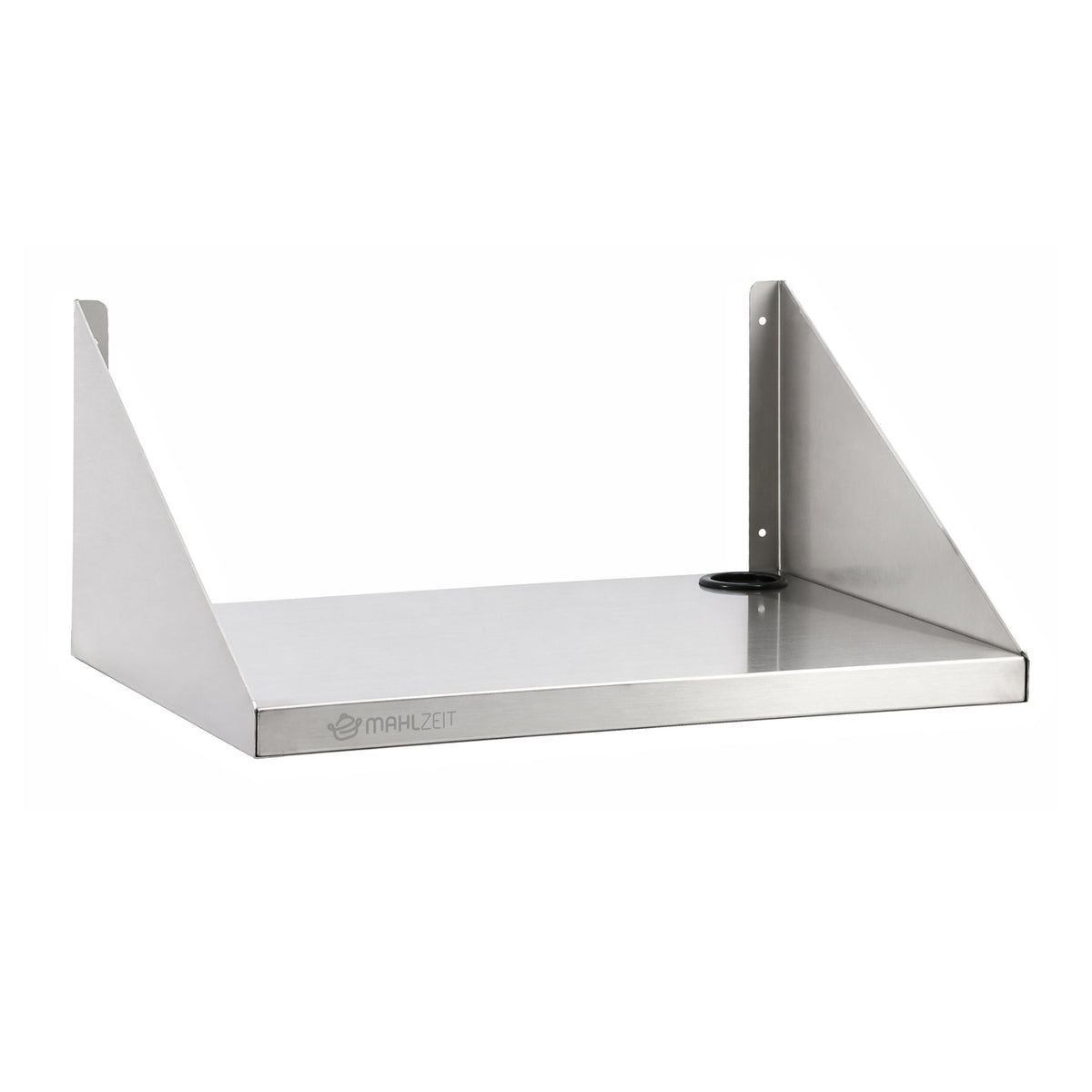 Microwave Wall Shelf, Stainless Steel, with Cable Access