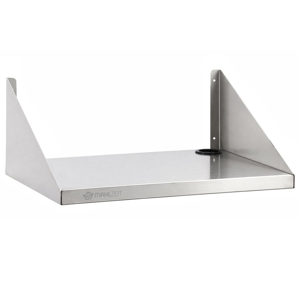 Microwave Wall Shelf, Stainless Steel, with Cable Access