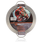 Paella pan, Ø 35 cm, stainless steel, 6 servings, with handles