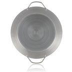 Paella pan, Ø 35 cm, stainless steel, 6 servings, with handles