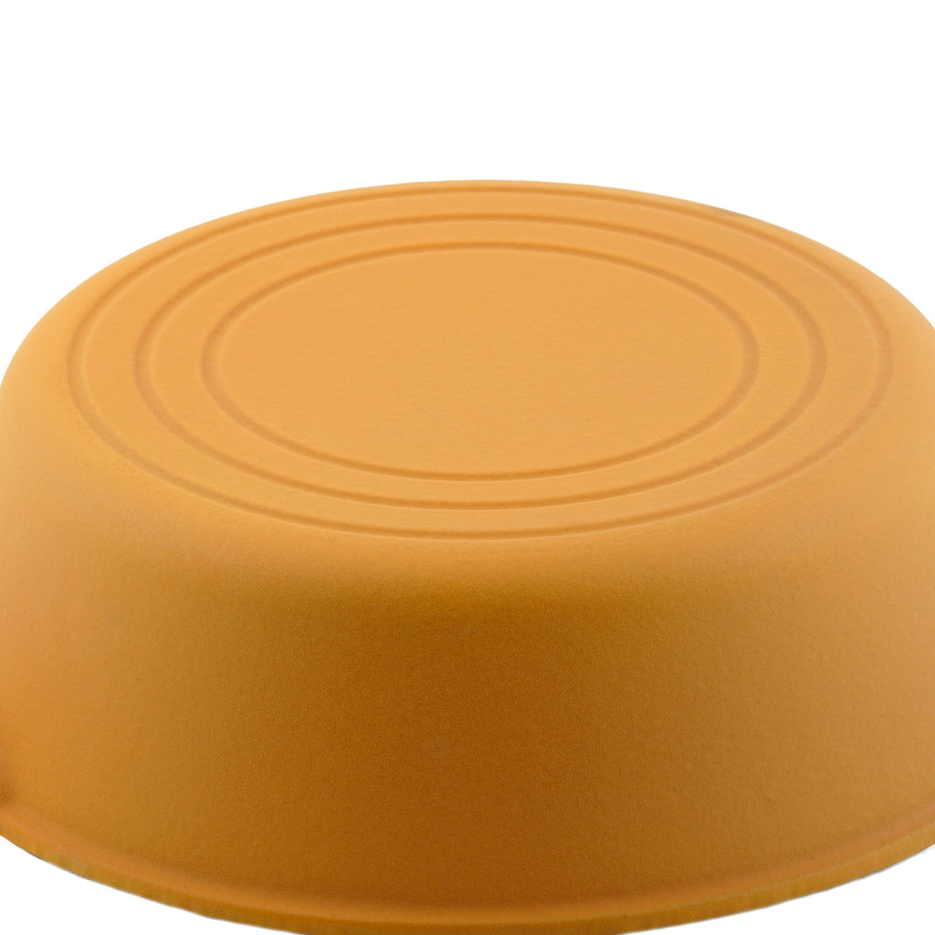 Schmortopf, 4,4 Liter, Orange, Gusseisen, emailliert