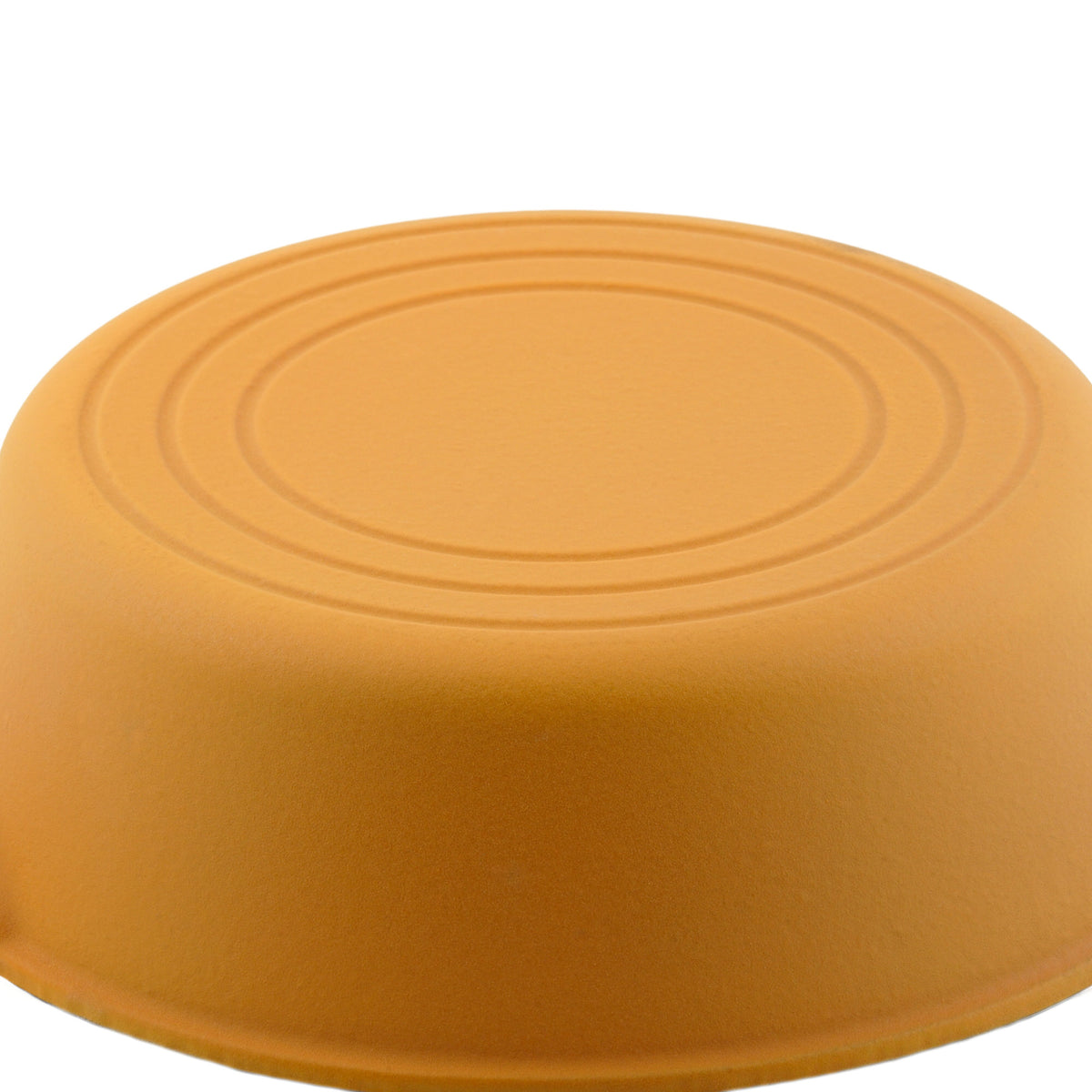 Schmortopf, 4,4 Liter, Orange, Gusseisen, emailliert
