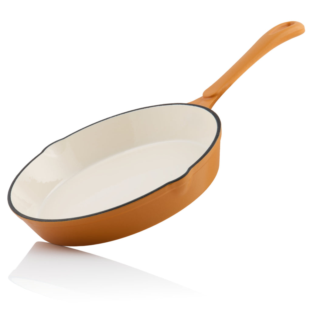 Set de poêles, 3 pièces, fonte, émaillé