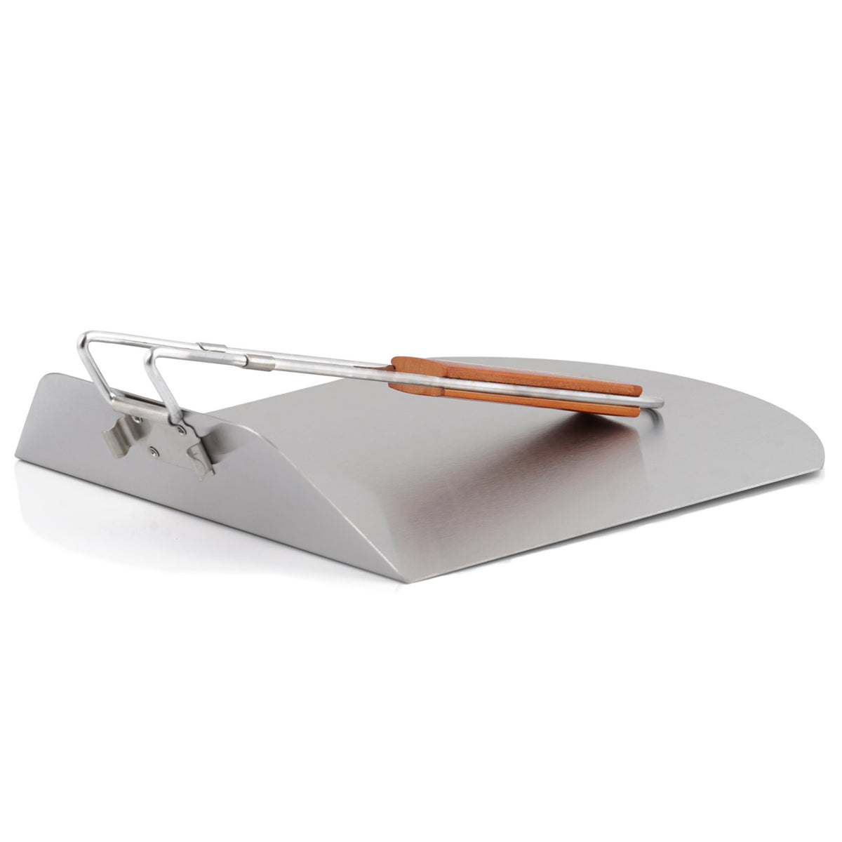 Pizza peel, stainless steel, bamboo handle