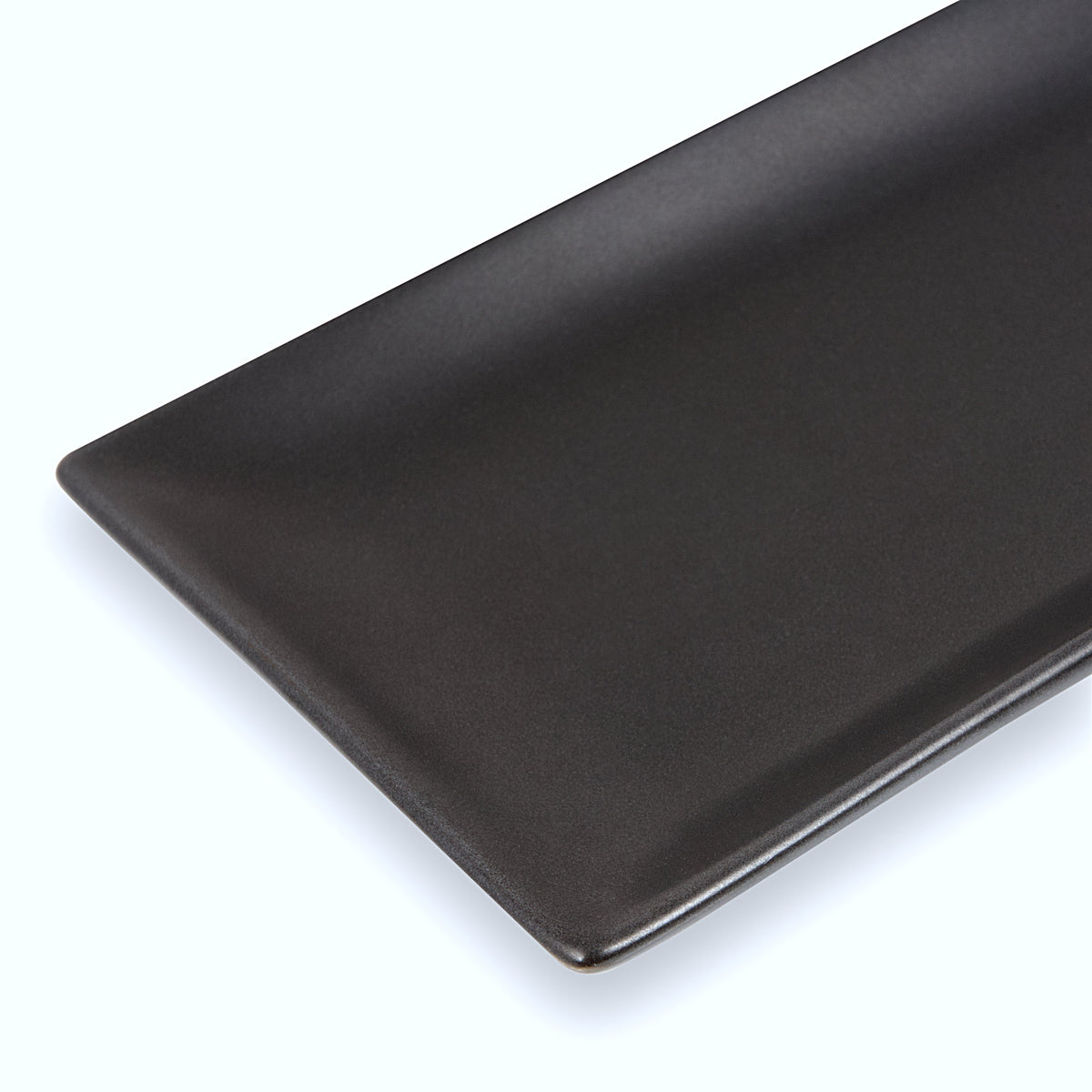 Servierteller Set, 6-teilig, 24,5 x 12 x 2 cm, schwarz