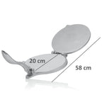Tortilla press, Ø 20 cm, aluminum, incl. baking paper