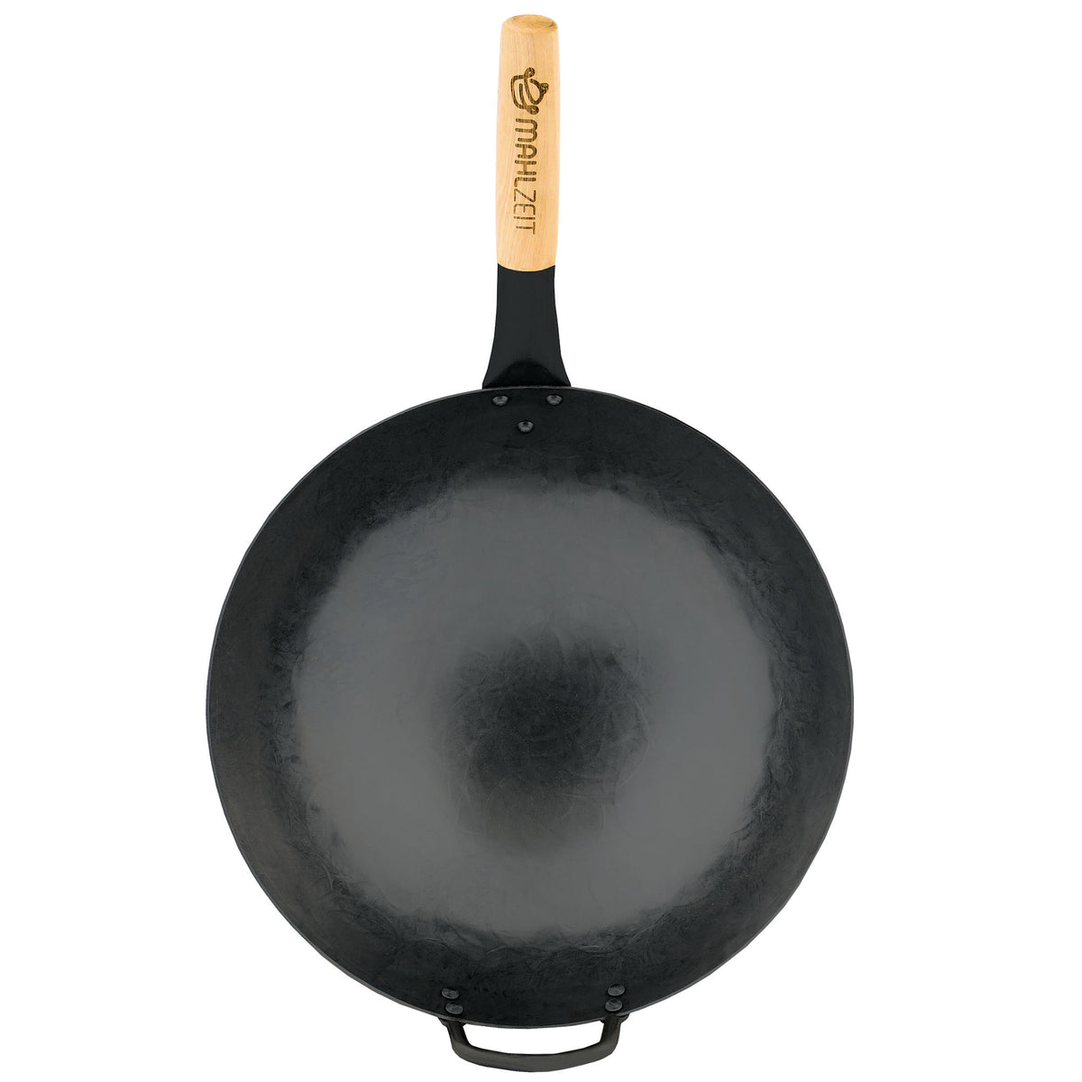Wok Pfanne, Ø 35 cm, Stahl, mit rundem Boden
