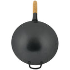 Wok Pfanne, Ø 35 cm, Stahl, mit rundem Boden