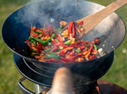 Wok Pfanne, Ø 35 cm, Stahl, mit rundem Boden