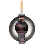 Wok Pfanne, Ø 35 cm, Stahl, mit rundem Boden