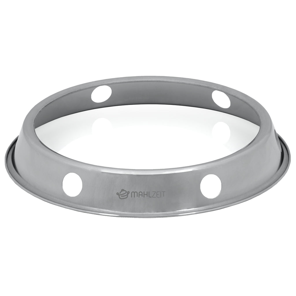 Wok Ring für Woks, Ø 19,5 cm, Edelstahl, mit rundem Boden