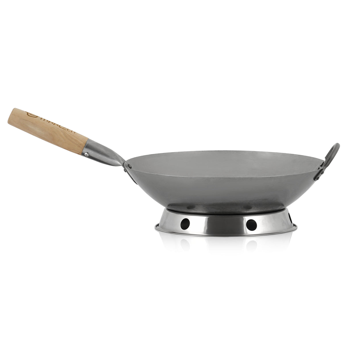 Wok ring for woks, Ø 19.5 cm, stainless steel, for round bottoms