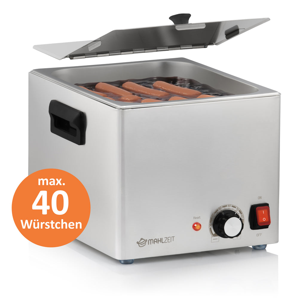 Sausage warmer, 6 liters, stainless steel, electric 1200 W