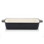 Plat à gratin, rectangulaire, fonte, compatible induction