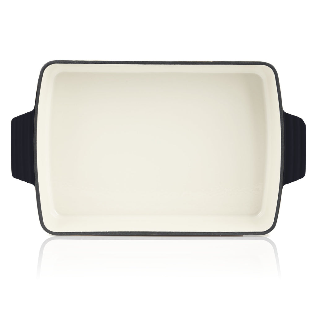 Plat à gratin, rectangulaire, fonte, compatible induction
