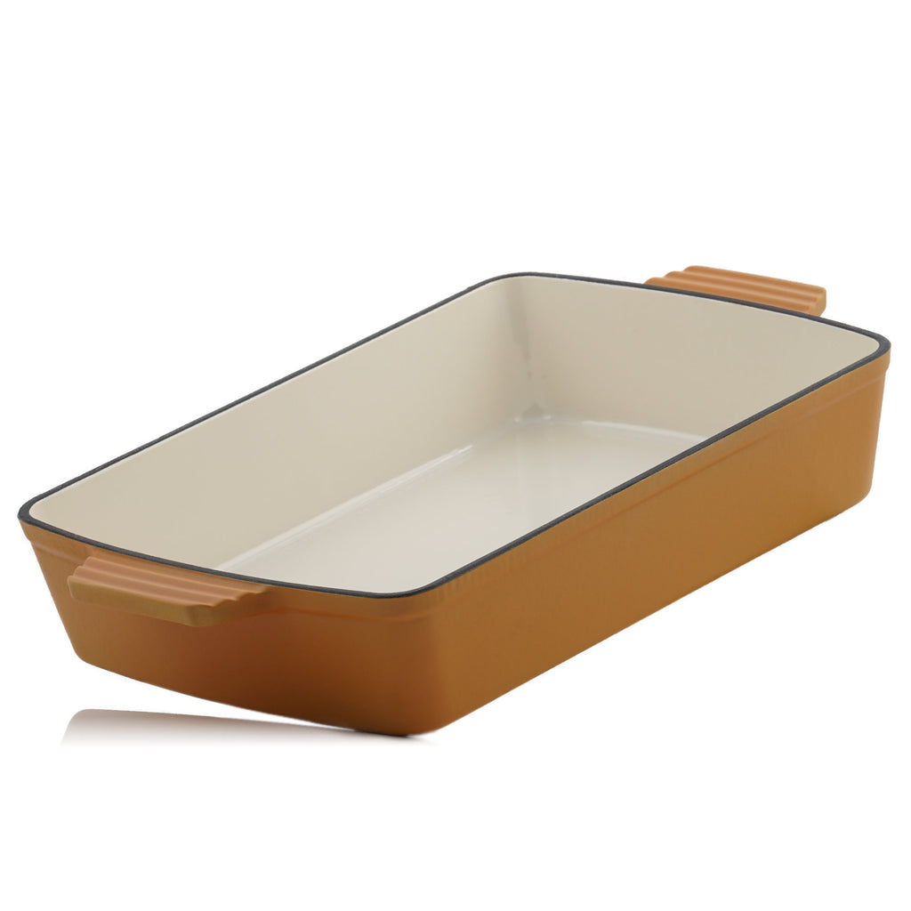 Roaster set, 5-piece, cast iron, enamelled