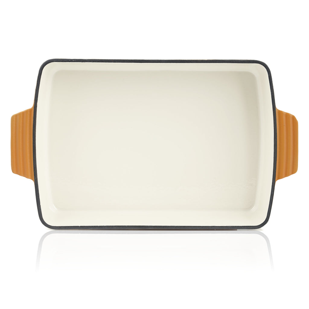 Plat à gratin, rectangulaire, fonte, compatible induction