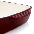 Set de cuisson, 3 pièces, fonte émaillée, couvercle de poêle inclus