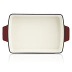 Plat à gratin, rectangulaire, fonte, compatible induction
