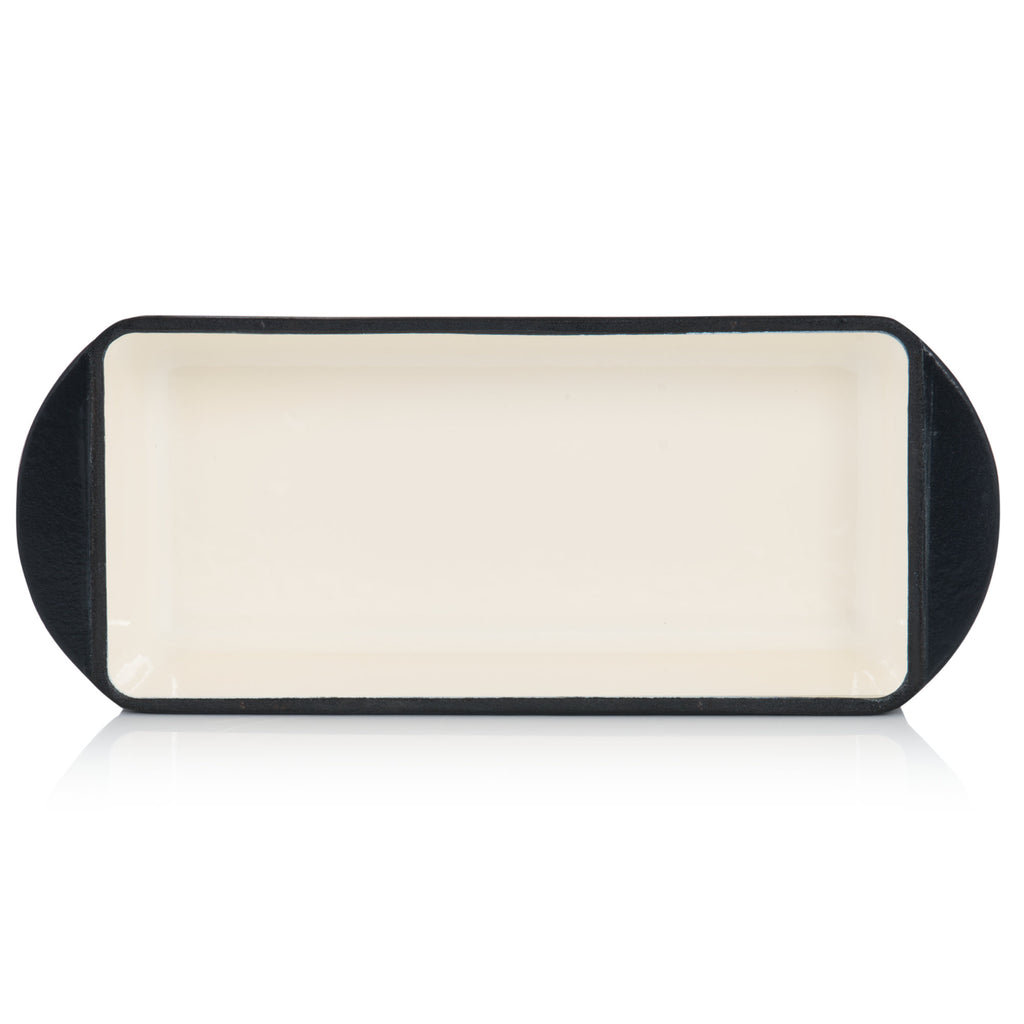 Plat à gratin, rectangulaire, fonte, compatible induction