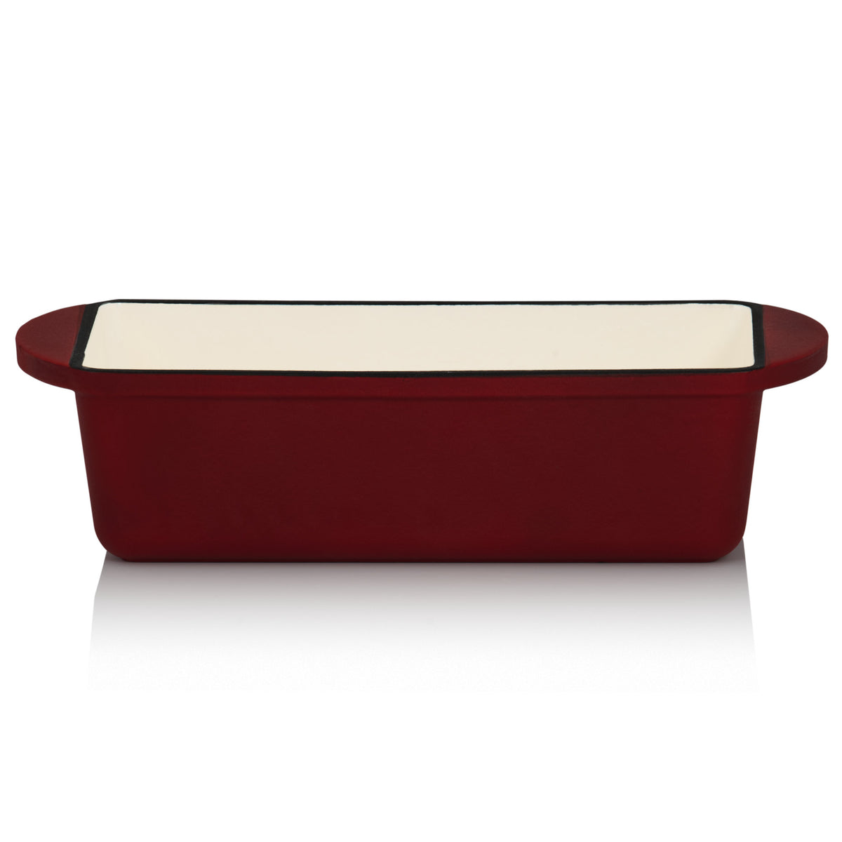 Roaster set, 3-piece, cast iron, enamelled