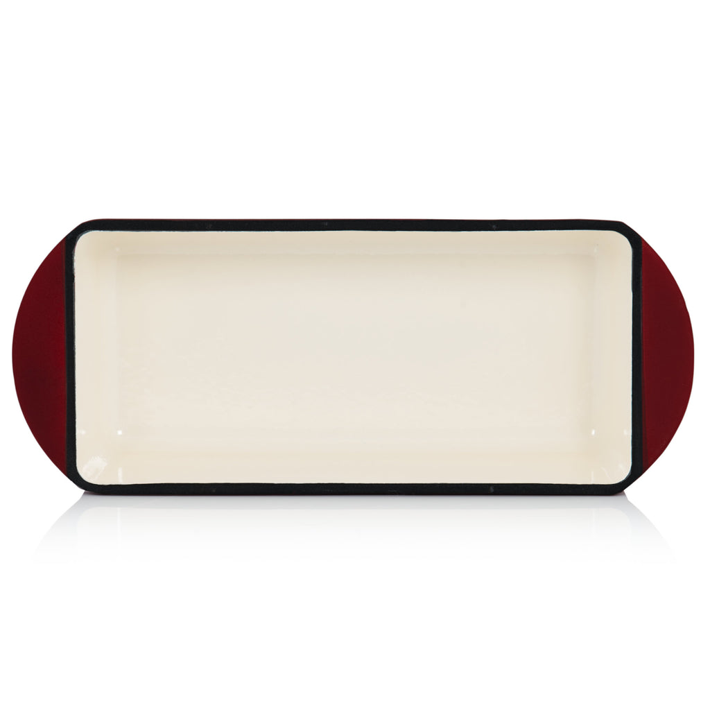 Plat à gratin, rectangulaire, fonte, compatible induction